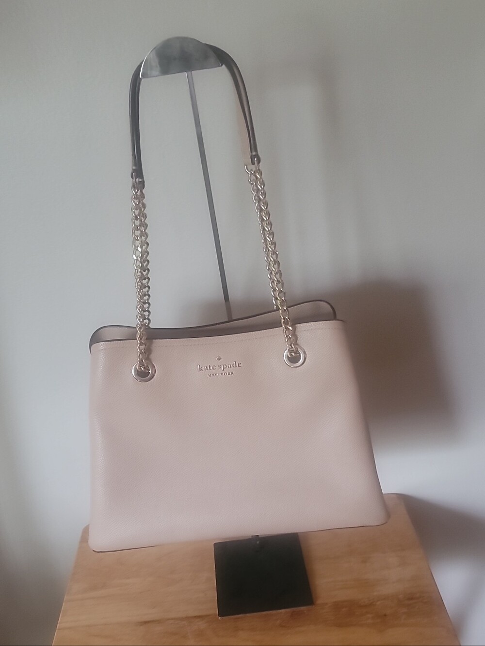 kate spade cream chain-strap shoulder bag